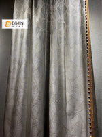 DIHIN HOME European Luxury High Precision Big Leaves Jacquard,Grommet Window Curtain for Living Room Roman Shades Curtains Window Blinds custom curtains blackout curtains curtains for living room sheer curtains curtain fabric linen curtains kitchen curtains velvet curtains pinch pleat curtains bay window curtains outdoor curtains pleated curtains floral curtains dining room curtains kitchen valances drapes for bedroom patio curtains nursery curtains grommet curtains