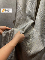 DIHIN HOME European Luxury High Precision Big Leaves Jacquard,Grommet Window Curtain for Living Room Roman Shades Curtains Window Blinds custom curtains blackout curtains curtains for living room sheer curtains curtain fabric linen curtains kitchen curtains velvet curtains pinch pleat curtains bay window curtains outdoor curtains pleated curtains floral curtains dining room curtains kitchen valances drapes for bedroom patio curtains nursery curtains grommet curtains