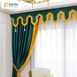 DIHIN HOME European Luxury Orange and Blue Color,Blackout Grommet Window Curtain for Living Room Roman Shades Curtains Window Blinds custom curtains blackout curtains curtains for living room sheer curtains curtain fabric linen curtains kitchen curtains velvet curtains pinch pleat curtains bay window curtains outdoor curtains pleated curtains floral curtains dining room curtains kitchen valances drapes for bedroom patio curtains nursery curtains grommet curtains