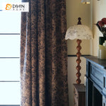 DIHIN HOME European Luxury Retro Leaves Printed,Grommet Window Curtain for Living Room,Customzied Curtains Roman Shades Curtains Window Blinds custom curtains blackout curtains curtains for living room sheer curtains curtain fabric linen curtains kitchen curtains velvet curtains pinch pleat curtains bay window curtains outdoor curtains pleated curtains floral curtains dining room curtains kitchen valances drapes for bedroom patio curtains nursery curtains grommet curtains