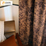 DIHIN HOME European Luxury Retro Leaves Printed,Grommet Window Curtain for Living Room,Customzied Curtains Roman Shades Curtains Window Blinds custom curtains blackout curtains curtains for living room sheer curtains curtain fabric linen curtains kitchen curtains velvet curtains pinch pleat curtains bay window curtains outdoor curtains pleated curtains floral curtains dining room curtains kitchen valances drapes for bedroom patio curtains nursery curtains grommet curtains