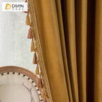 DIHIN HOME European Luxury Yellow Color,Blackout Grommet Window Curtain for Living Room Roman Shades Curtains Window Blinds custom curtains blackout curtains curtains for living room sheer curtains curtain fabric linen curtains kitchen curtains velvet curtains pinch pleat curtains bay window curtains outdoor curtains pleated curtains floral curtains dining room curtains kitchen valances drapes for bedroom patio curtains nursery curtains grommet curtains