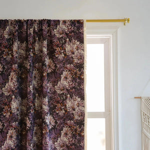 DIHIN HOME European Purple Flowers Printed,Blackout Grommet Window Curtain for Living Room ,52x63-inch,1 Panel Roman Shades Curtains Window Blinds custom curtains blackout curtains curtains for living room sheer curtains curtain fabric linen curtains kitchen curtains velvet curtains pinch pleat curtains bay window curtains outdoor curtains pleated curtains floral curtains dining room curtains kitchen valances drapes for bedroom patio curtains nursery curtains grommet curtains