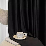 DIHIN HOME European Velvet Black Color,Grommet Window Curtain for Living Room,Customzied Curtains Roman Shades Curtains Window Blinds custom curtains blackout curtains curtains for living room sheer curtains curtain fabric linen curtains kitchen curtains velvet curtains pinch pleat curtains bay window curtains outdoor curtains pleated curtains floral curtains dining room curtains kitchen valances drapes for bedroom patio curtains nursery curtains grommet curtains