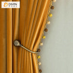 DIHIN HOME European Yellow Color,Blackout Grommet Window Curtain Customized Curtain Drapes for Living Room Roman Shades Curtains Window Blinds custom curtains blackout curtains curtains for living room sheer curtains curtain fabric linen curtains kitchen curtains velvet curtains pinch pleat curtains bay window curtains outdoor curtains pleated curtains floral curtains dining room curtains kitchen valances drapes for bedroom patio curtains nursery curtains grommet curtains