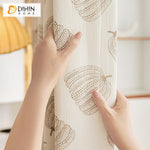 DIHIN HOME Garden Pumpkin Printed,Blackout Grommet Window Curtain For Living Room ,52x63-inch,1  Panel Roman Shades Curtains Window Blinds custom curtains blackout curtains curtains for living room sheer curtains curtain fabric linen curtains kitchen curtains velvet curtains pinch pleat curtains bay window curtains outdoor curtains pleated curtains floral curtains dining room curtains kitchen valances drapes for bedroom patio curtains nursery curtains grommet curtains