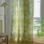DIHIN HOME Green Leaves Painting Printed,Blackout Grommet Window Curtain for Living Room ,52x63-inch,1 Panel Roman Shades Curtains Window Blinds custom curtains blackout curtains curtains for living room sheer curtains curtain fabric linen curtains kitchen curtains velvet curtains pinch pleat curtains bay window curtains outdoor curtains pleated curtains floral curtains dining room curtains kitchen valances drapes for bedroom patio curtains nursery curtains grommet curtains