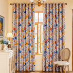 DIHIN HOME High Quality Fashion Colorful Flowers Printed,Blackout Grommet Window Curtain for Living Room Roman Shades Curtains Window Blinds custom curtains blackout curtains curtains for living room sheer curtains curtain fabric linen curtains kitchen curtains velvet curtains pinch pleat curtains bay window curtains outdoor curtains pleated curtains floral curtains dining room curtains kitchen valances drapes for bedroom patio curtains nursery curtains grommet curtains