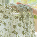 DIHIN HOME High Quality Green Fabric With Green Lace Sheer Curtains,Blackout Grommet Window Curtain for Living Room ,52x63-inch,1 Panel Roman Shades Curtains Window Blinds custom curtains blackout curtains curtains for living room sheer curtains curtain fabric linen curtains kitchen curtains velvet curtains pinch pleat curtains bay window curtains outdoor curtains pleated curtains floral curtains dining room curtains kitchen valances drapes for bedroom patio curtains nursery curtains grommet curtains