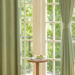 DIHIN HOME High Quality Green Fabric With White Lace,Blackout Grommet Window Curtain for Living Room ,52x63-inch,1 Panel Roman Shades Curtains Window Blinds custom curtains blackout curtains curtains for living room sheer curtains curtain fabric linen curtains kitchen curtains velvet curtains pinch pleat curtains bay window curtains outdoor curtains pleated curtains floral curtains dining room curtains kitchen valances drapes for bedroom patio curtains nursery curtains grommet curtains