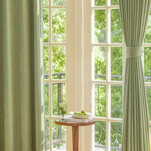 DIHIN HOME High Quality Green Fabric With White Lace,Blackout Grommet Window Curtain for Living Room ,52x63-inch,1 Panel Roman Shades Curtains Window Blinds custom curtains blackout curtains curtains for living room sheer curtains curtain fabric linen curtains kitchen curtains velvet curtains pinch pleat curtains bay window curtains outdoor curtains pleated curtains floral curtains dining room curtains kitchen valances drapes for bedroom patio curtains nursery curtains grommet curtains