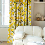 DIHIN HOME High Quality Lemon Printed,Blackout Grommet Window Curtain for Living Room Roman Shades Curtains Window Blinds custom curtains blackout curtains curtains for living room sheer curtains curtain fabric linen curtains kitchen curtains velvet curtains pinch pleat curtains bay window curtains outdoor curtains pleated curtains floral curtains dining room curtains kitchen valances drapes for bedroom patio curtains nursery curtains grommet curtains