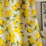 DIHIN HOME High Quality Lemon Printed,Blackout Grommet Window Curtain for Living Room Roman Shades Curtains Window Blinds custom curtains blackout curtains curtains for living room sheer curtains curtain fabric linen curtains kitchen curtains velvet curtains pinch pleat curtains bay window curtains outdoor curtains pleated curtains floral curtains dining room curtains kitchen valances drapes for bedroom patio curtains nursery curtains grommet curtains