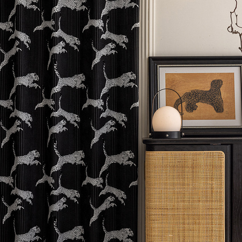 DIHIN HOME High Quality Luxury Black Jacquard,Blackout Grommet Window Curtain for Living Room ,52x63-inch,1 Panel Roman Shades Curtains Window Blinds custom curtains blackout curtains curtains for living room sheer curtains curtain fabric linen curtains kitchen curtains velvet curtains pinch pleat curtains bay window curtains outdoor curtains pleated curtains floral curtains dining room curtains kitchen valances drapes for bedroom patio curtains nursery curtains grommet curtains