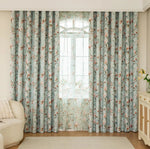 DIHIN HOME High Quality Natural Flowers Printed,Blackout Grommet Window Curtain for Living Room Roman Shades Curtains Window Blinds custom curtains blackout curtains curtains for living room sheer curtains curtain fabric linen curtains kitchen curtains velvet curtains pinch pleat curtains bay window curtains outdoor curtains pleated curtains floral curtains dining room curtains kitchen valances drapes for bedroom patio curtains nursery curtains grommet curtains
