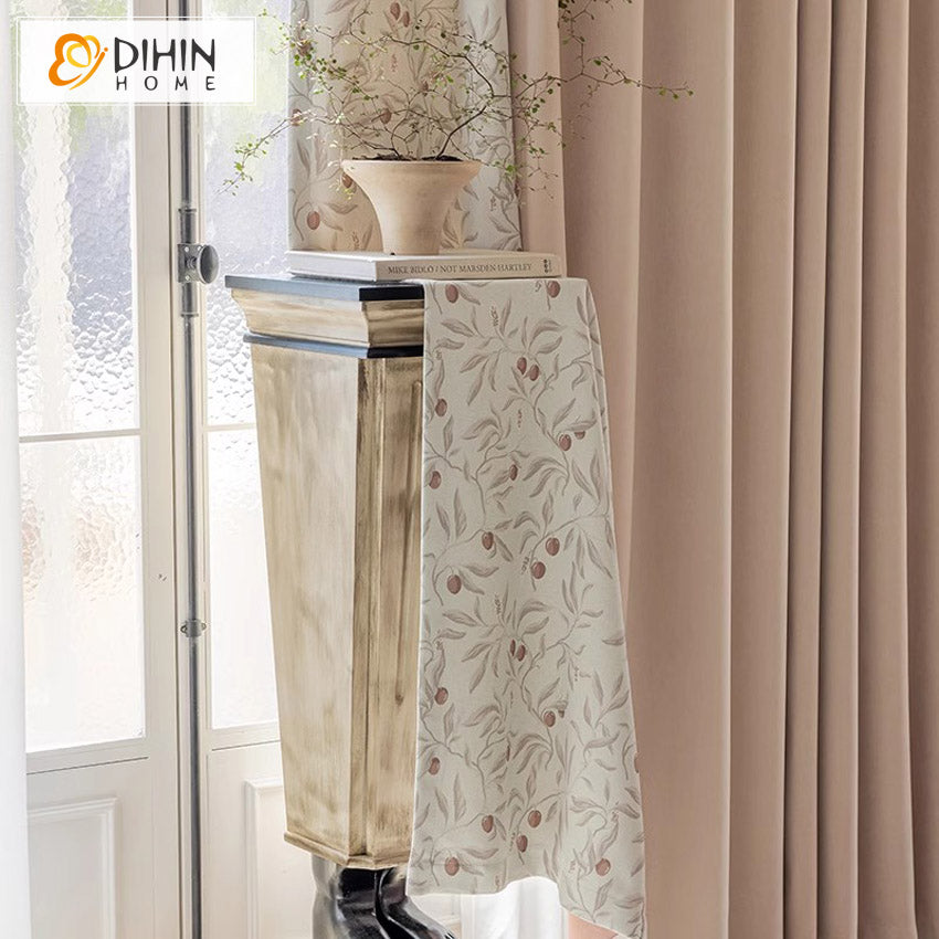 DIHIN HOME High Quality Pink Printed,Blackout Grommet Window Curtain for Living Room Roman Shades Curtains Window Blinds custom curtains blackout curtains curtains for living room sheer curtains curtain fabric linen curtains kitchen curtains velvet curtains pinch pleat curtains bay window curtains outdoor curtains pleated curtains floral curtains dining room curtains kitchen valances drapes for bedroom patio curtains nursery curtains grommet curtains
