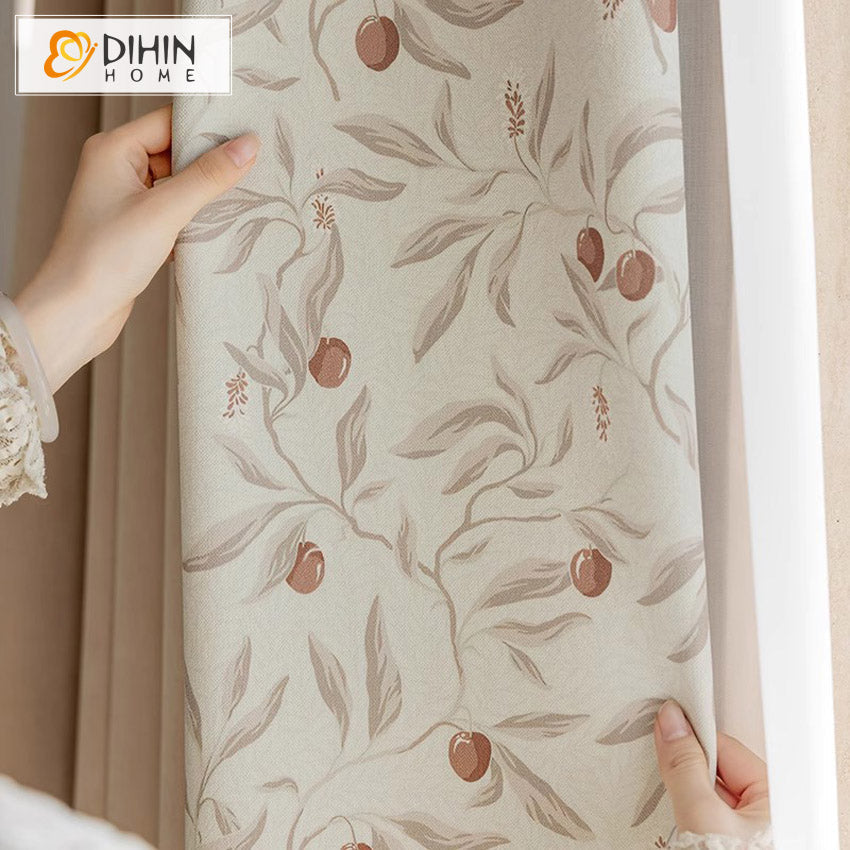 DIHIN HOME High Quality Pink Printed,Blackout Grommet Window Curtain for Living Room Roman Shades Curtains Window Blinds custom curtains blackout curtains curtains for living room sheer curtains curtain fabric linen curtains kitchen curtains velvet curtains pinch pleat curtains bay window curtains outdoor curtains pleated curtains floral curtains dining room curtains kitchen valances drapes for bedroom patio curtains nursery curtains grommet curtains