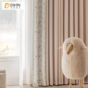 DIHIN HOME High Quality Pink Printed,Blackout Grommet Window Curtain for Living Room Roman Shades Curtains Window Blinds custom curtains blackout curtains curtains for living room sheer curtains curtain fabric linen curtains kitchen curtains velvet curtains pinch pleat curtains bay window curtains outdoor curtains pleated curtains floral curtains dining room curtains kitchen valances drapes for bedroom patio curtains nursery curtains grommet curtains