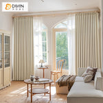 DIHIN HOME Luxury Beige Color Jacquard,Blackout Grommet Window Curtain for Living Room,52x63-inch,1 Panel Roman Shades Curtains Window Blinds custom curtains blackout curtains curtains for living room sheer curtains curtain fabric linen curtains kitchen curtains velvet curtains pinch pleat curtains bay window curtains outdoor curtains pleated curtains floral curtains dining room curtains kitchen valances drapes for bedroom patio curtains nursery curtains grommet curtains