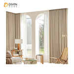 DIHIN HOME Luxury Beige Color Jacquard,Blackout Grommet Window Curtain for Living Room,52x63-inch,1 Panel Roman Shades Curtains Window Blinds custom curtains blackout curtains curtains for living room sheer curtains curtain fabric linen curtains kitchen curtains velvet curtains pinch pleat curtains bay window curtains outdoor curtains pleated curtains floral curtains dining room curtains kitchen valances drapes for bedroom patio curtains nursery curtains grommet curtains