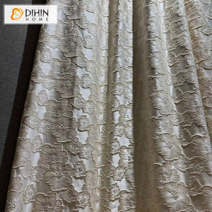 DIHIN HOME Luxury High Precision Beige Color,Grommet Window Curtain for Living Room Roman Shades Curtains Window Blinds custom curtains blackout curtains curtains for living room sheer curtains curtain fabric linen curtains kitchen curtains velvet curtains pinch pleat curtains bay window curtains outdoor curtains pleated curtains floral curtains dining room curtains kitchen valances drapes for bedroom patio curtains nursery curtains grommet curtains