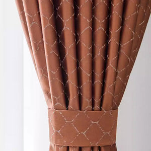 DIHIN HOME Luxury High Precision Geometry Jacquard,Blackout Grommet Window Curtain for Living Room,52x63-inch,1 Panel Roman Shades Curtains Window Blinds custom curtains blackout curtains curtains for living room sheer curtains curtain fabric linen curtains kitchen curtains velvet curtains pinch pleat curtains bay window curtains outdoor curtains pleated curtains floral curtains dining room curtains kitchen valances drapes for bedroom patio curtains nursery curtains grommet curtains