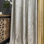 DIHIN HOME Luxury High Precision Jaquard,Grommet Window Curtain for Living Room Roman Shades Window Curtains Curtains Window Blinds Curtains Drapes linen drapery curtains and drapes windows drapes custom curtains blackout curtains curtains for living room window shades sheer curtains curtain fabric window treatments custom drapery