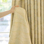 DIHIN HOME Luxury Leaves Jacquard,Blackout Grommet Window Curtain for Living Room,52x63-inch,1 Panel Roman Shades Curtains Window Blinds custom curtains blackout curtains curtains for living room sheer curtains curtain fabric linen curtains kitchen curtains velvet curtains pinch pleat curtains bay window curtains outdoor curtains pleated curtains floral curtains dining room curtains kitchen valances drapes for bedroom patio curtains nursery curtains grommet curtains