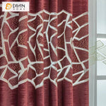 DIHIN HOME Modern Abstract Geometric Maroon Red Color Curtains,Grommet Window Curtain for Living Room,52x63-inch,1 Panel Roman Shades Curtains Window Blinds custom curtains blackout curtains curtains for living room sheer curtains curtain fabric linen curtains kitchen curtains velvet curtains pinch pleat curtains bay window curtains outdoor curtains pleated curtains floral curtains dining room curtains kitchen valances drapes for bedroom patio curtains nursery curtains grommet curtains