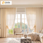 DIHIN HOME Modern Beige Color,Window Screening Window Drapes Grommet Window Sheer Curtain for Living Room Roman Shades Curtains Window Blinds custom curtains blackout curtains curtains for living room sheer curtains curtain fabric linen curtains kitchen curtains velvet curtains pinch pleat curtains bay window curtains outdoor curtains pleated curtains floral curtains dining room curtains kitchen valances drapes for bedroom patio curtains nursery curtains grommet curtains