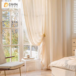 DIHIN HOME Modern Beige Color,Window Screening Window Drapes Grommet Window Sheer Curtain for Living Room Roman Shades Curtains Window Blinds custom curtains blackout curtains curtains for living room sheer curtains curtain fabric linen curtains kitchen curtains velvet curtains pinch pleat curtains bay window curtains outdoor curtains pleated curtains floral curtains dining room curtains kitchen valances drapes for bedroom patio curtains nursery curtains grommet curtains