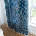 DIHIN HOME Modern Blue Color Geometric Printed,Blackout Grommet Window Curtain for Living Room ,52x63-inch,1 Panel Roman Shades Curtains Window Blinds custom curtains blackout curtains curtains for living room sheer curtains curtain fabric linen curtains kitchen curtains velvet curtains pinch pleat curtains bay window curtains outdoor curtains pleated curtains floral curtains dining room curtains kitchen valances drapes for bedroom patio curtains nursery curtains grommet curtains