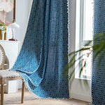 DIHIN HOME Modern Blue Color Geometric Printed,Blackout Grommet Window Curtain for Living Room ,52x63-inch,1 Panel Roman Shades Curtains Window Blinds custom curtains blackout curtains curtains for living room sheer curtains curtain fabric linen curtains kitchen curtains velvet curtains pinch pleat curtains bay window curtains outdoor curtains pleated curtains floral curtains dining room curtains kitchen valances drapes for bedroom patio curtains nursery curtains grommet curtains