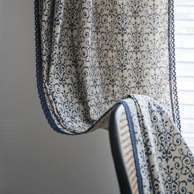DIHIN HOME Modern Blue Printed,Blackout Grommet Window Curtain for Living Room ,52x63-inch,1 Panel Roman Shades Curtains Window Blinds custom curtains blackout curtains curtains for living room sheer curtains curtain fabric linen curtains kitchen curtains velvet curtains pinch pleat curtains bay window curtains outdoor curtains pleated curtains floral curtains dining room curtains kitchen valances drapes for bedroom patio curtains nursery curtains grommet curtains