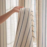 DIHIN HOME Modern Blue Striped,Blackout Grommet Window Sheer Curtain for Living Room,52x63-inch,1 Panel Roman Shades Curtains Window Blinds custom curtains blackout curtains curtains for living room sheer curtains curtain fabric linen curtains kitchen curtains velvet curtains pinch pleat curtains bay window curtains outdoor curtains pleated curtains floral curtains dining room curtains kitchen valances drapes for bedroom patio curtains nursery curtains grommet curtains