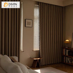 DIHIN HOME Modern Brown Color,Blackout Grommet Window Curtain Customized Curtain Drapes for Living Room Roman Shades Curtains Window Blinds custom curtains blackout curtains curtains for living room sheer curtains curtain fabric linen curtains kitchen curtains velvet curtains pinch pleat curtains bay window curtains outdoor curtains pleated curtains floral curtains dining room curtains kitchen valances drapes for bedroom patio curtains nursery curtains grommet curtains