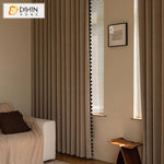 DIHIN HOME Modern Brown Color,Blackout Grommet Window Curtain Customized Curtain Drapes for Living Room Roman Shades Curtains Window Blinds custom curtains blackout curtains curtains for living room sheer curtains curtain fabric linen curtains kitchen curtains velvet curtains pinch pleat curtains bay window curtains outdoor curtains pleated curtains floral curtains dining room curtains kitchen valances drapes for bedroom patio curtains nursery curtains grommet curtains