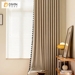 DIHIN HOME Modern Brown Color,Blackout Grommet Window Curtain Customized Curtain Drapes for Living Room Roman Shades Curtains Window Blinds custom curtains blackout curtains curtains for living room sheer curtains curtain fabric linen curtains kitchen curtains velvet curtains pinch pleat curtains bay window curtains outdoor curtains pleated curtains floral curtains dining room curtains kitchen valances drapes for bedroom patio curtains nursery curtains grommet curtains