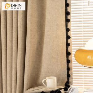 DIHIN HOME Modern Brown Color,Blackout Grommet Window Curtain Customized Curtain Drapes for Living Room Roman Shades Curtains Window Blinds custom curtains blackout curtains curtains for living room sheer curtains curtain fabric linen curtains kitchen curtains velvet curtains pinch pleat curtains bay window curtains outdoor curtains pleated curtains floral curtains dining room curtains kitchen valances drapes for bedroom patio curtains nursery curtains grommet curtains