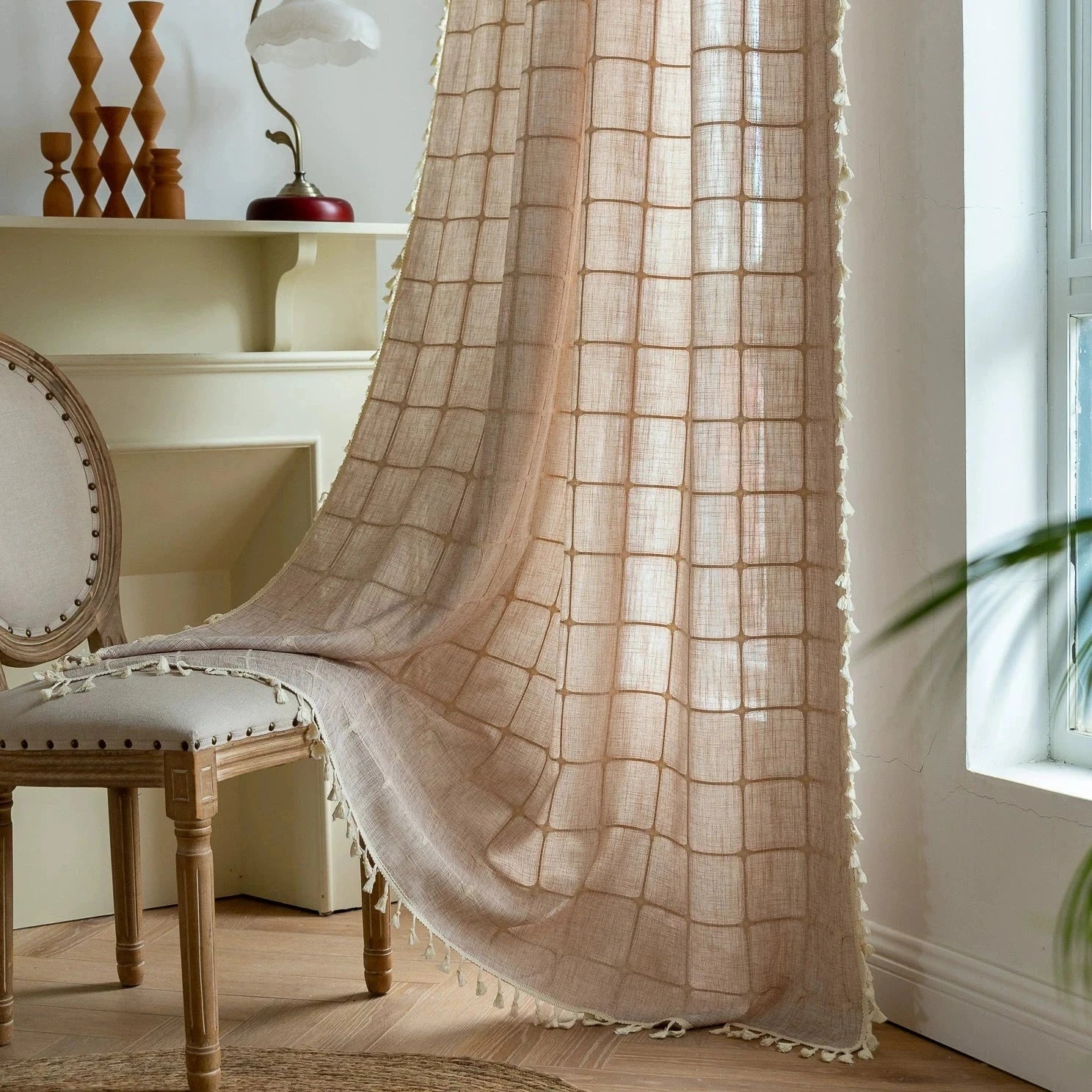 DIHIN HOME Modern Coffee Color Geometric Printed,Blackout Grommet Window Curtain for Living Room ,52x63-inch,1 Panel Roman Shades Curtains Window Blinds custom curtains blackout curtains curtains for living room sheer curtains curtain fabric linen curtains kitchen curtains velvet curtains pinch pleat curtains bay window curtains outdoor curtains pleated curtains floral curtains dining room curtains kitchen valances drapes for bedroom patio curtains nursery curtains grommet curtains