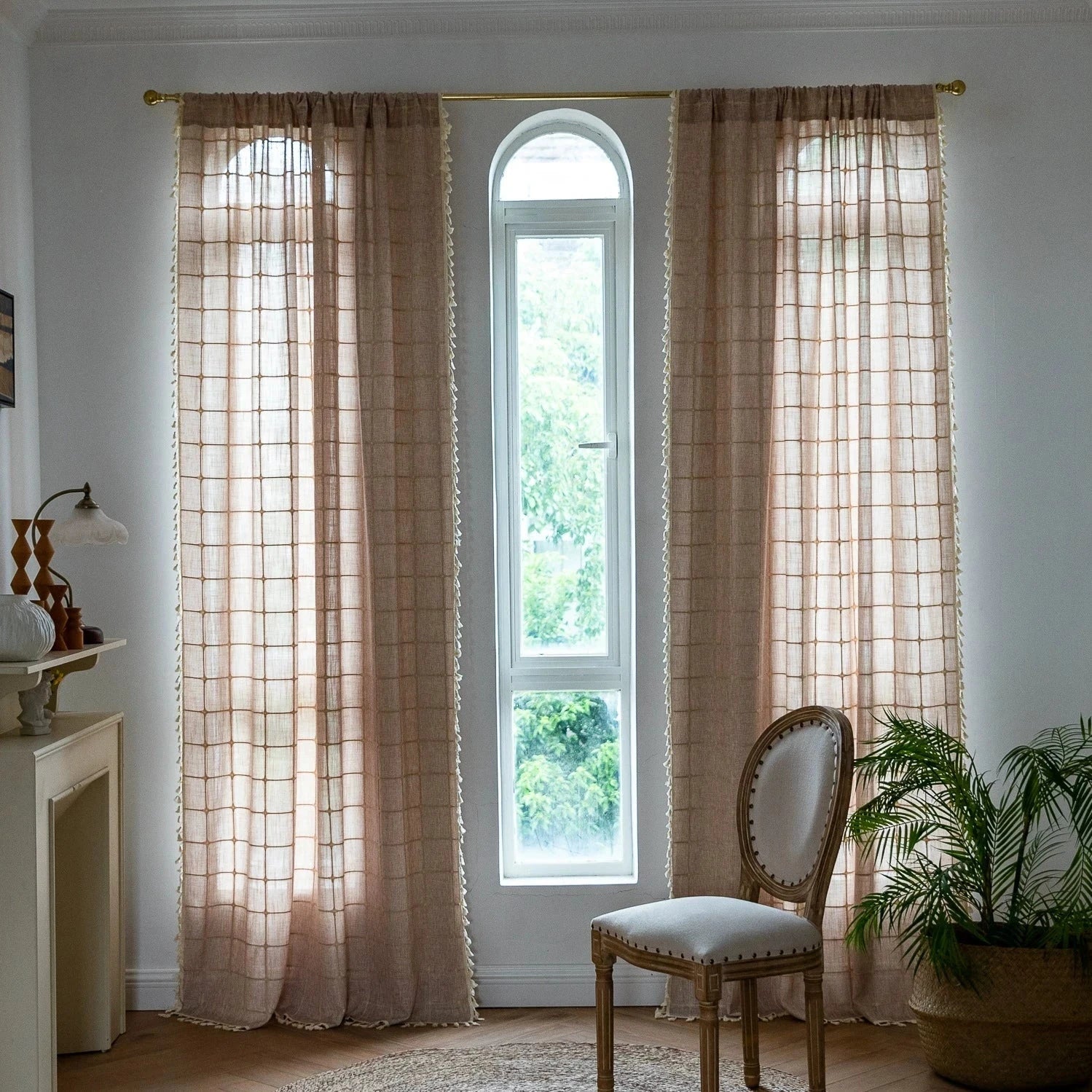 DIHIN HOME Modern Coffee Color Geometric Printed,Blackout Grommet Window Curtain for Living Room ,52x63-inch,1 Panel Roman Shades Curtains Window Blinds custom curtains blackout curtains curtains for living room sheer curtains curtain fabric linen curtains kitchen curtains velvet curtains pinch pleat curtains bay window curtains outdoor curtains pleated curtains floral curtains dining room curtains kitchen valances drapes for bedroom patio curtains nursery curtains grommet curtains