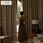 DIHIN HOME Modern Coffee Flowers Printed,Grommet Window Curtain for Living Room,52x63-inch,1 Panel Roman Shades Curtains Window Blinds custom curtains blackout curtains curtains for living room sheer curtains curtain fabric linen curtains kitchen curtains velvet curtains pinch pleat curtains bay window curtains outdoor curtains pleated curtains floral curtains dining room curtains kitchen valances drapes for bedroom patio curtains nursery curtains grommet curtains