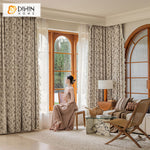 DIHIN HOME Modern Coffee Flowers Printed,Grommet Window Curtain for Living Room,52x63-inch,1 Panel Roman Shades Curtains Window Blinds custom curtains blackout curtains curtains for living room sheer curtains curtain fabric linen curtains kitchen curtains velvet curtains pinch pleat curtains bay window curtains outdoor curtains pleated curtains floral curtains dining room curtains kitchen valances drapes for bedroom patio curtains nursery curtains grommet curtains