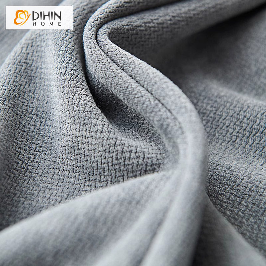 DIHIN HOME Modern Cotton Linen Grey Color,Grommet Window Curtain for Living Room,Customzied Curtains Roman Shades Curtains Window Blinds custom curtains blackout curtains curtains for living room sheer curtains curtain fabric linen curtains kitchen curtains velvet curtains pinch pleat curtains bay window curtains outdoor curtains pleated curtains floral curtains dining room curtains kitchen valances drapes for bedroom patio curtains nursery curtains grommet curtains