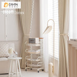 DIHIN HOME Modern Cream Color Plaid Fabric Jacquard,Half Blackout Grommet Window Curtain for Living Room ,52x63-inch,1 Panel Roman Shades Curtains Window Blinds custom curtains blackout curtains curtains for living room sheer curtains curtain fabric linen curtains kitchen curtains velvet curtains pinch pleat curtains bay window curtains outdoor curtains pleated curtains floral curtains dining room curtains kitchen valances drapes for bedroom patio curtains nursery curtains grommet curtains