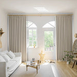 DIHIN HOME Modern Embossed,Grommet Window Curtain for Living Room,Customzied Curtains Roman Shades Curtains Window Blinds custom curtains blackout curtains curtains for living room sheer curtains curtain fabric linen curtains kitchen curtains velvet curtains pinch pleat curtains bay window curtains outdoor curtains pleated curtains floral curtains dining room curtains kitchen valances drapes for bedroom patio curtains nursery curtains grommet curtains