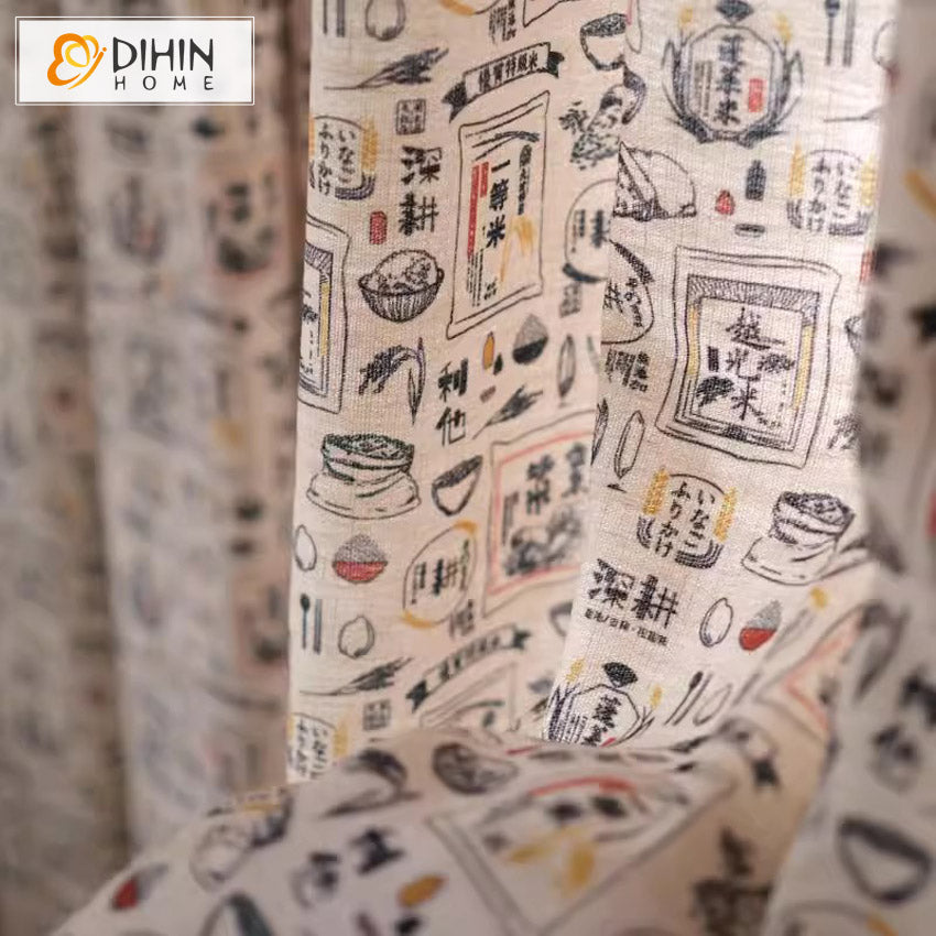 DIHIN HOME Modern Fashion Printed,Blackout Grommet Window Curtain for Living Room ,52x63-inch,1 Panel Roman Shades Curtains Window Blinds custom curtains blackout curtains curtains for living room sheer curtains curtain fabric linen curtains kitchen curtains velvet curtains pinch pleat curtains bay window curtains outdoor curtains pleated curtains floral curtains dining room curtains kitchen valances drapes for bedroom patio curtains nursery curtains grommet curtains