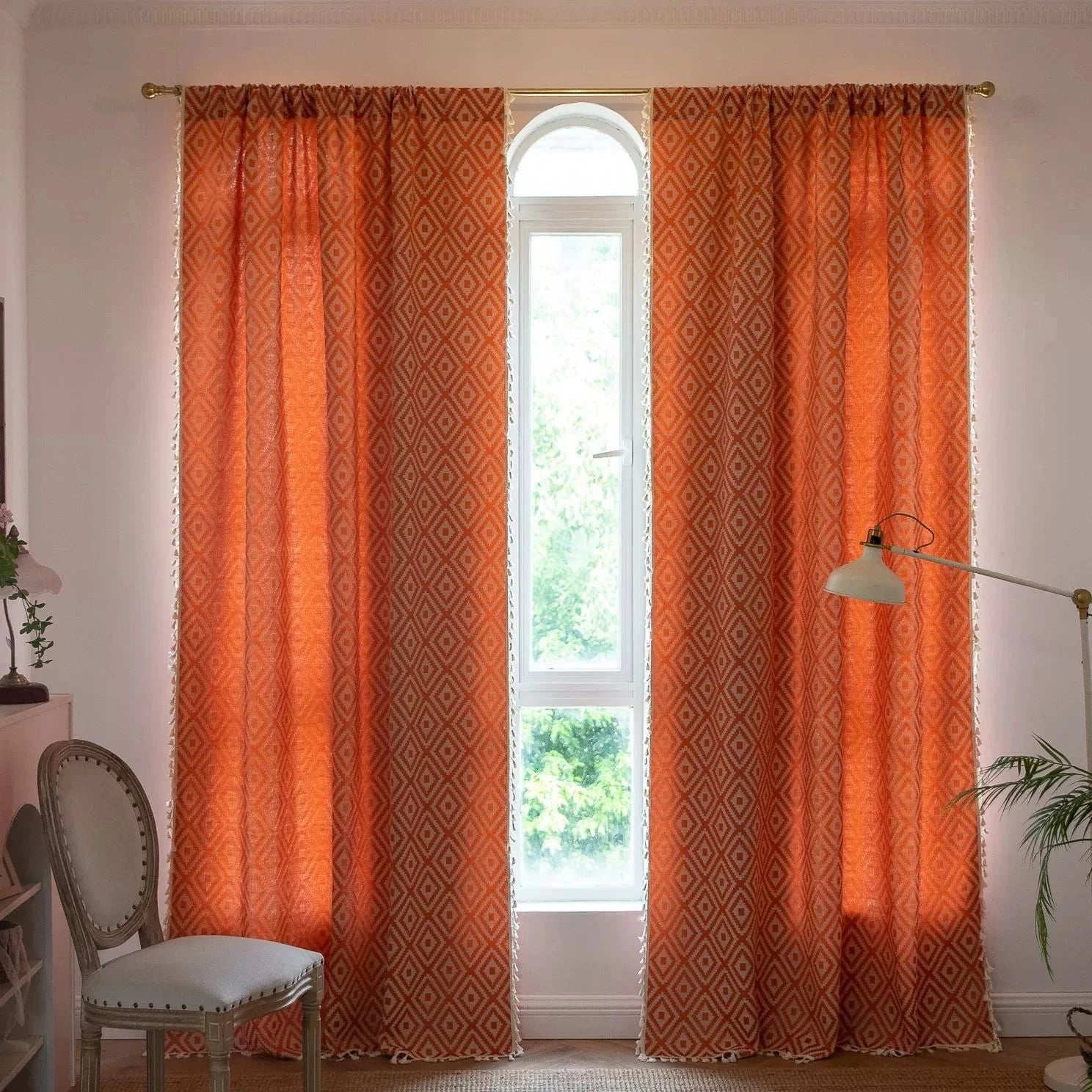 DIHIN HOME Modern Geometric Printed,Blackout Grommet Window Curtain for Living Room ,52x63-inch,1 Panel Roman Shades Curtains Window Blinds custom curtains blackout curtains curtains for living room sheer curtains curtain fabric linen curtains kitchen curtains velvet curtains pinch pleat curtains bay window curtains outdoor curtains pleated curtains floral curtains dining room curtains kitchen valances drapes for bedroom patio curtains nursery curtains grommet curtains