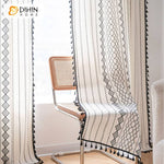 DIHIN HOME Modern Geometric Striped Painting Printed,Blackout Grommet Window Curtain for Living Room ,52x63-inch,1 Panel Roman Shades Curtains Window Blinds custom curtains blackout curtains curtains for living room sheer curtains curtain fabric linen curtains kitchen curtains velvet curtains pinch pleat curtains bay window curtains outdoor curtains pleated curtains floral curtains dining room curtains kitchen valances drapes for bedroom patio curtains nursery curtains grommet curtains