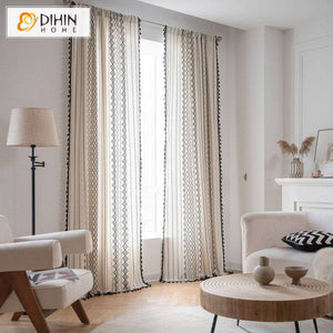 DIHIN HOME Modern Geometric Striped Painting Printed,Blackout Grommet Window Curtain for Living Room ,52x63-inch,1 Panel Roman Shades Curtains Window Blinds custom curtains blackout curtains curtains for living room sheer curtains curtain fabric linen curtains kitchen curtains velvet curtains pinch pleat curtains bay window curtains outdoor curtains pleated curtains floral curtains dining room curtains kitchen valances drapes for bedroom patio curtains nursery curtains grommet curtains